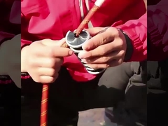 Brush de limpieza para cuerda de nylon en espiral