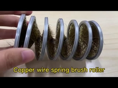 Cepilla de resorte para heridas internas Cepilla de resorte de alambre de cobre Cepilla de resorte para la industria de desbarbado de metales