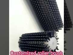 Brush de rollo de nylon industrial personalizado para la limpieza de color de la máquina de prensa