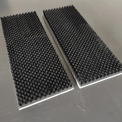 Custom CNC Machine Plate Brush with PVC Base and Nylon Bristles