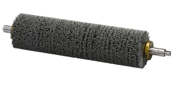 Industrial Custom Abrasive Nylon Wheel Brush Deburring Abrasive Wire Wound Roller Brushfor Metal/Wood Polishing