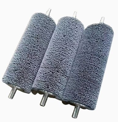 Industrial Custom Abrasive Nylon Wheel Brush Deburring Abrasive Wire Wound Roller Brushfor Metal/Wood Polishing
