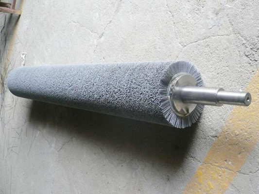 Industrial Custom Abrasive Nylon Wheel Brush Deburring Abrasive Wire Wound Roller Brushfor Metal/Wood Polishing