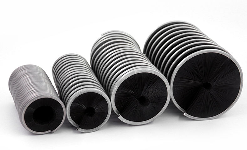 Industrial Nylon Coil Brush for Rotary Cleaning Customizable Sizes