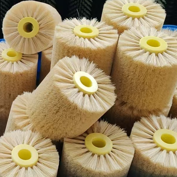Customized Polishing Wood Stainless Steel PVC Sisal Roller Brush